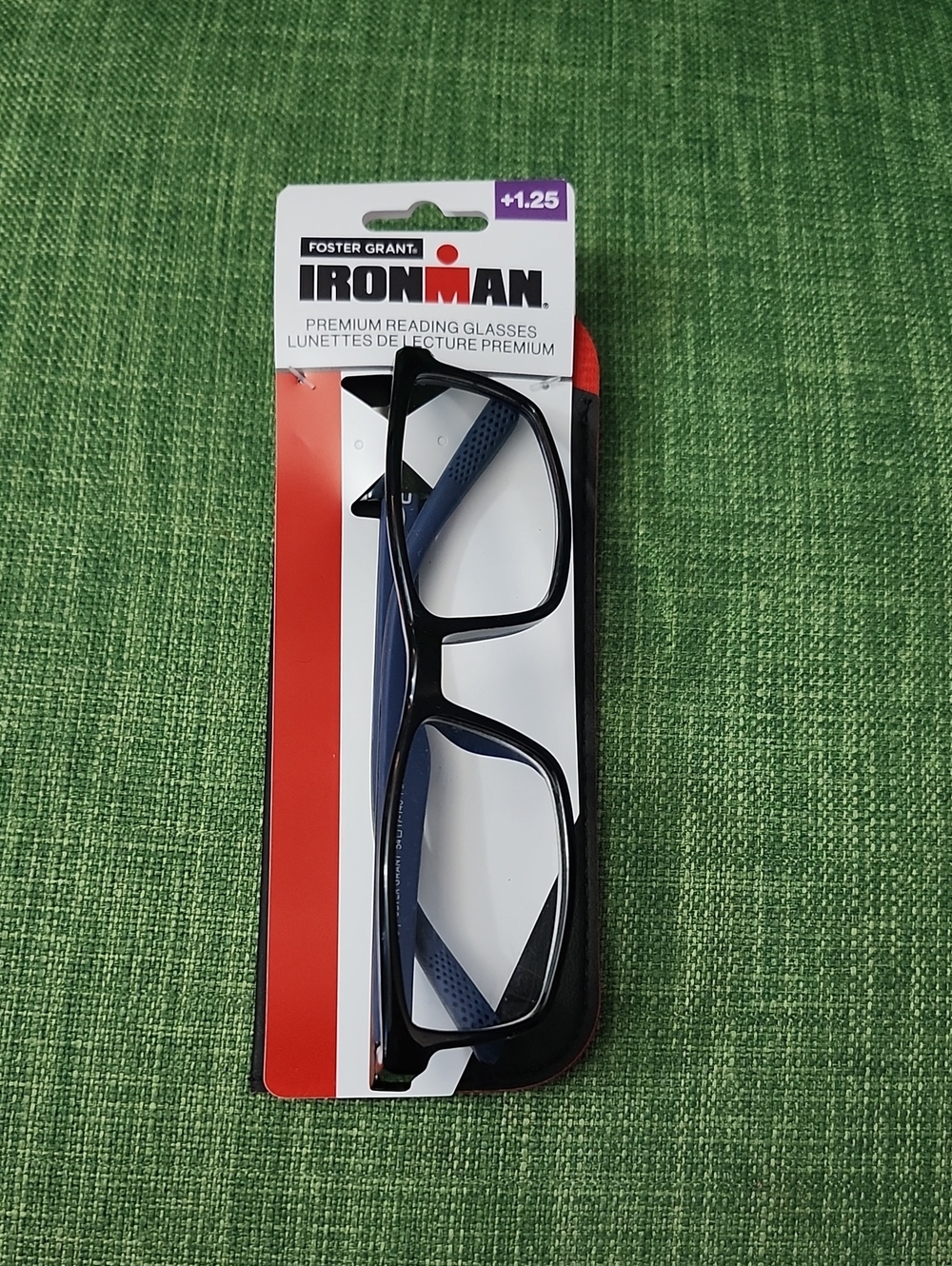 Iron Man Men's Black Reading Glasses +1.25